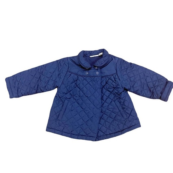 First Impressions Other - First Impressions Blue Quilted Jacket 24 months